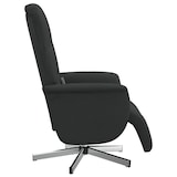 thumbnail of vidaXL Massagesessel mit Fußteil Schwarz Stoff