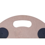 thumbnail of aro Carro de transporte redondo, MDF / TPE + PP, Ø 38 x 11 cm, com 4 rodas, castanho