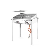 thumbnail of HENDI Grillsystem Green Fire mit 2 Brennern Profi Line, 2 Edelstahl Grillroste Gastronorm 1/1, 11,6kW, 740x612x(H)825mm