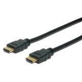 thumbnail of ASSMANN Electronic HDMI High Speed Anschlusskabel, Typ A St/St, 1.0m, m/Ethernet, Ultra HD 60p gold, sw