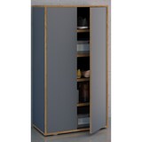thumbnail of VCM Schuhschrank Salia Anthrazit B. 60 x H. 110 x T. 33 cm