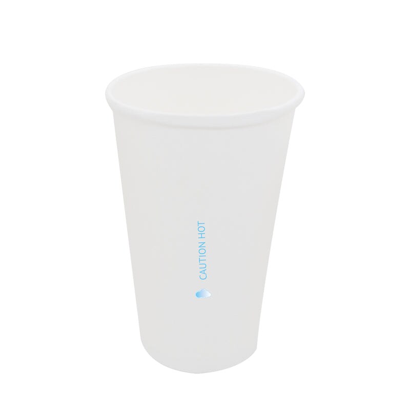 NVASE - 50Uds - Vaso AirCup de cartón blanco 110ml A60mm - NVS210GCBLC45