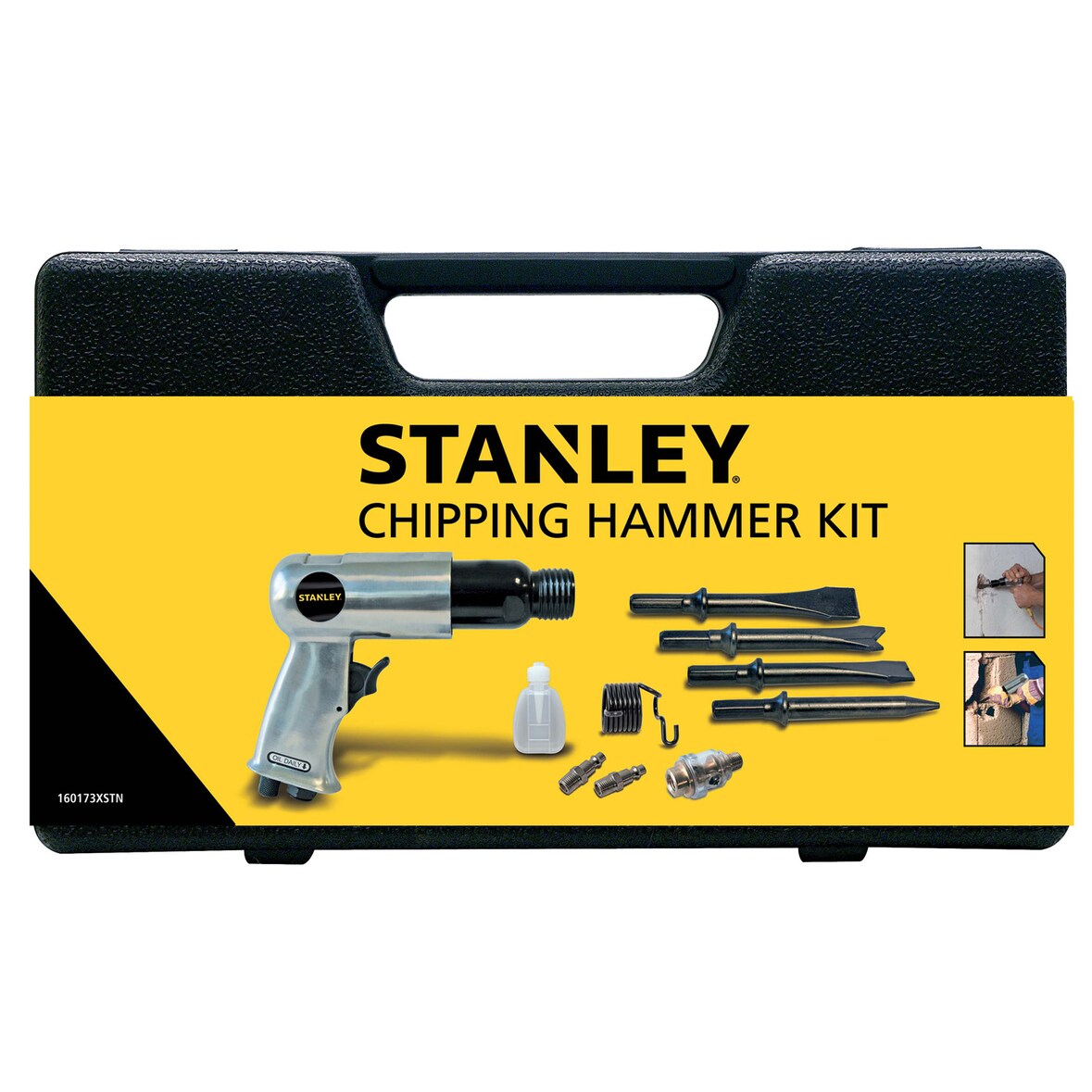 Stanley Druckluft Meisselhammer-Set im Koffer