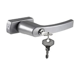 thumbnail of 10 Stück Fenstergriffe abschließbar mit je 2 Schlüsseln silber FGS 100 OLYMPIA