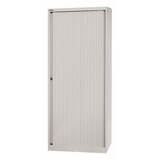thumbnail of BISLEY Rollladenschrank aus Metall in silber Rollladen aus Kunststoff abschließbar inkl. 4 Einlegeböden