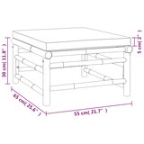 thumbnail of vidaXL 3-tlg. Garten-Lounge-Set mit Grünen Kissen Bambus