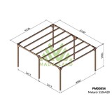 thumbnail of Pérgola de Madera Maciza Mataró (Maderland) - Gardeneas