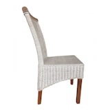 thumbnail of Esszimmer-Stühle Set Rattanstühle Perth 6 Stück Esstisch Stühle weiß Korbstühle nachhaltig : ohne Sitzkissen