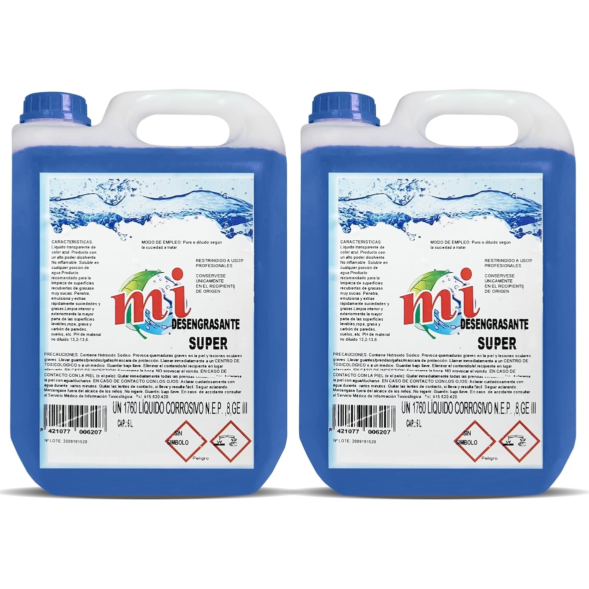 Desengordurante Super Eficaz Concentrado | 10 Litros | Desengordurante Industrial