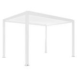 thumbnail of Pergola bioclimatica autoportante, motorizzata e illuminata, 3x4 m, bianco - Oviala
