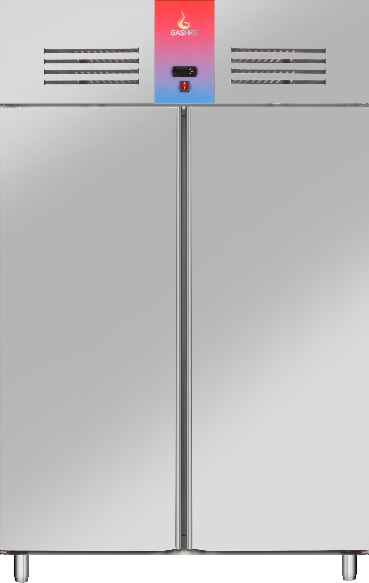 Gasfrit - Armario frigorifico refrigerado 2 puertas de acero inoxidable, tropicalizado clase  C. 1240 x 760 x2010 mm