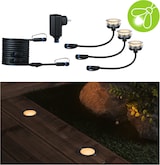 thumbnail of Paulmann Plug & Shine LED Bodeneinbauleuchte Floor Basisset Insektenfreundlich IP67 2200K 3x2W  21VA Silber 94722