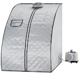thumbnail of tectake Sauna de vapor móvil THERMALUXE II, 1000 W, 15 niveles de temperatura  Gris/Azul