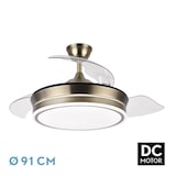 thumbnail of Ventilador Dc Bayomo S Dorado Con Cct Regulable Y Memoria De Color