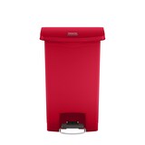 thumbnail of Rubbermaid Tretabfalleimer Slim Jim 1883566 Kunststoff 50l rot