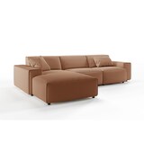 thumbnail of KAWOLA Sofa RANI Ecksofa Cord rost Recamiere links