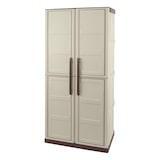 thumbnail of Armario de Almacenaje 2 Puertas 3 Estantes Beige 70 x 39 x 165cm Armario de Garaje Taller Lavandería ARTPLAST
