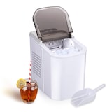 thumbnail of Máquina de Gelo 112W Ciclos de 9 Cubos de Gelo 10 a 12 min 2 Tamanhos ALPINA Tampa Transparente