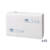 thumbnail of Toallas de mano Tork blancas de 1 pliegue en Z (paquete de 12)