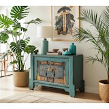 thumbnail of OPIUM OUTLET Möbel Kommode Schrank Sideboard "Oceanflowers" 34740-5 blau asiatisch chinesisch orientalisch
