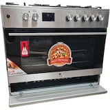 thumbnail of Gasline Gourmet GAG90GOXEL – 90cm Gasstandherd Elektro-Backofen mit 5 leistungsstarken Brennern für LPG 50mBar inkl. Gasschlauch & Druckregler