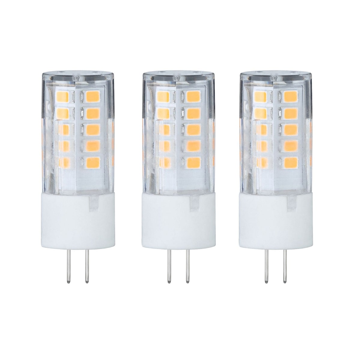 Paulmann Standard 12 V Culot à ergots LED G4 Pack de 3  3x300lm 3x3W 2700K  Clair 28814
