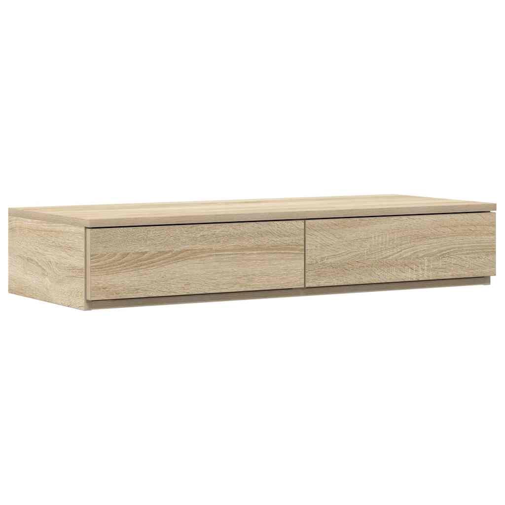 Tiroirs de lit avec tiroir Chêne Sonoma 100 x 36,5 x 16,5 cm Modèle Aurore Perle