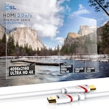 thumbnail of CSL 8k HDMI Kabel 2.1, 4K Ultra HD, UHD, Full HD, 3D, ARC, High Speed mit Ethernet, HDMI Typ A - 15m