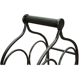 thumbnail of Biscottini Botellero para vino - Botellero metálico para vino - Expositor para vino con capacidad para 16 botellas - Botellero de hierro 105x25 cm