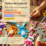 thumbnail of Fieltro para Manualidades, Fieltro de Colores, Suave y Flexible, 40x60cm - m-office (marrón oscuro, 40 uds)
