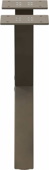 thumbnail of vidaXL Couchtischbeine X-Form 2 Stk. Naturstahl 37x(30-31) cm Stahl