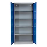 thumbnail of PROREGAL Stahlschrank BEE mit 7 verzinkten Fachböden | HxBxT 195x92x42cm | Grau-Blau | Werkstattschrank Werkzeugschrank Aktenschrank Universalschrank