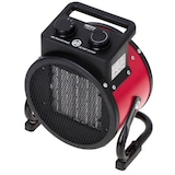 thumbnail of Camry CR7743 Aquecedor Ventilador Portátil Cerâmico, 2 níveis de potência, Termóstato Automático, Vermelho preto, 2400W