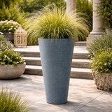 thumbnail of WellHome - Blumentopf aus Rotationsgeformtes Polyethylen 56L Ø60X100cm in farbe Granit - Tubra Round SLIM