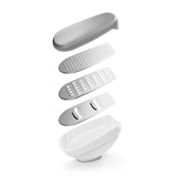 thumbnail of Universalreibe mit Behälter & Deckel Käsereibe Handreibe Käsehobel 3 in 1 Reibe