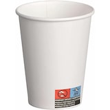 thumbnail of Pappbecher Heiß- und Kaltgetränkebecher weiß, Pappe beschichtet, 8oz., 200 ml, als Kalt-, und Heißgetränkebecher verwendbar