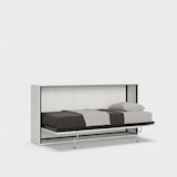 thumbnail of Itamoby Letto a scomparsa singolo orizzontale Kando con materasso Bianco Frassino