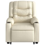 thumbnail of vidaXL Massagesessel mit Aufstehhilfe Elektrisch Creme Kunstleder