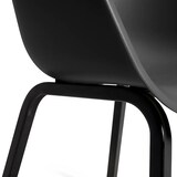 thumbnail of Keter Gartenstuhl mit Metallbeinen Noa 2 Stk. Graphitgrau