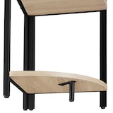 thumbnail of tectake Scaffali ad angolo Castlebar 30 x 30 x 150 cm - Industriale legno chiaro, rovere Sonoma - 404772