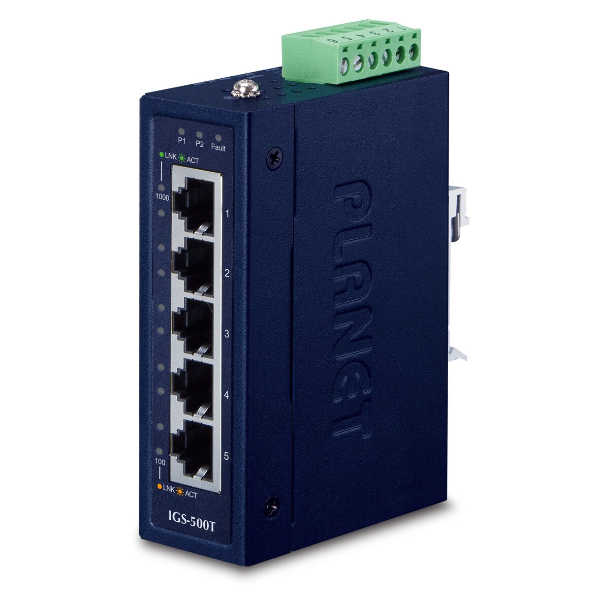 PLANET IGS-500T Netzwerk-Switch Unmanaged Gigabit Ethernet (10/100/1000) Blau