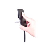 thumbnail of Schulte EVOline Plug 01.551 Flachstecker 1.5 m mit Kupplungsdose schwarz