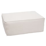 thumbnail of Sofá em L HWC-O54, sofá lounge com otomano, modular extensível direita/esquerda, tecido/têxtil 63x270x190cm ~ creme