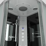 thumbnail of Dampfdusche Duschtempel Sauna Dusche Duschkabine D46-23M3-EC 100x100 cm mit 2K Scheiben Versiegelung