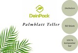 thumbnail of DeinPack 50 Palmblatt Teller eckig 24x24x3cm