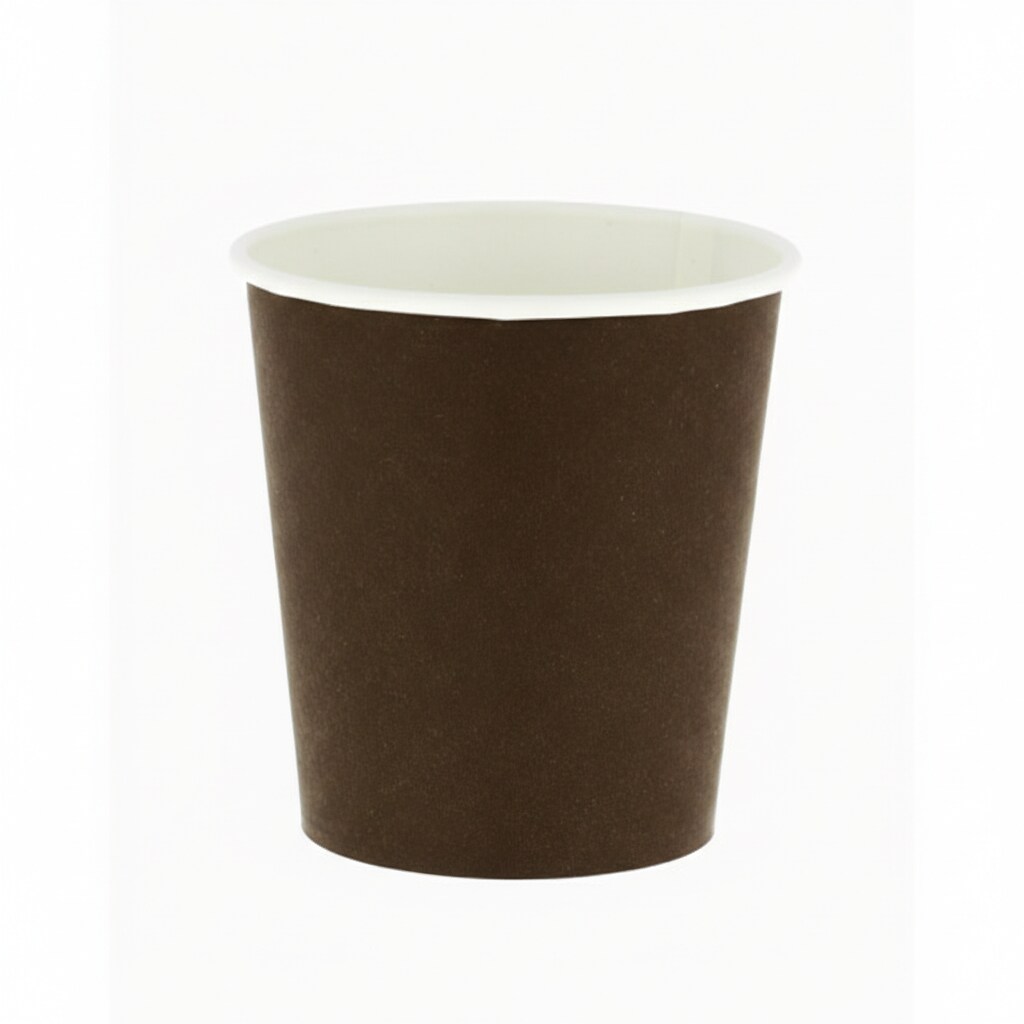 MONOUSO - Becher de Karton Kraft-Kraft 100ml Ø5,6cm (50 Stück)