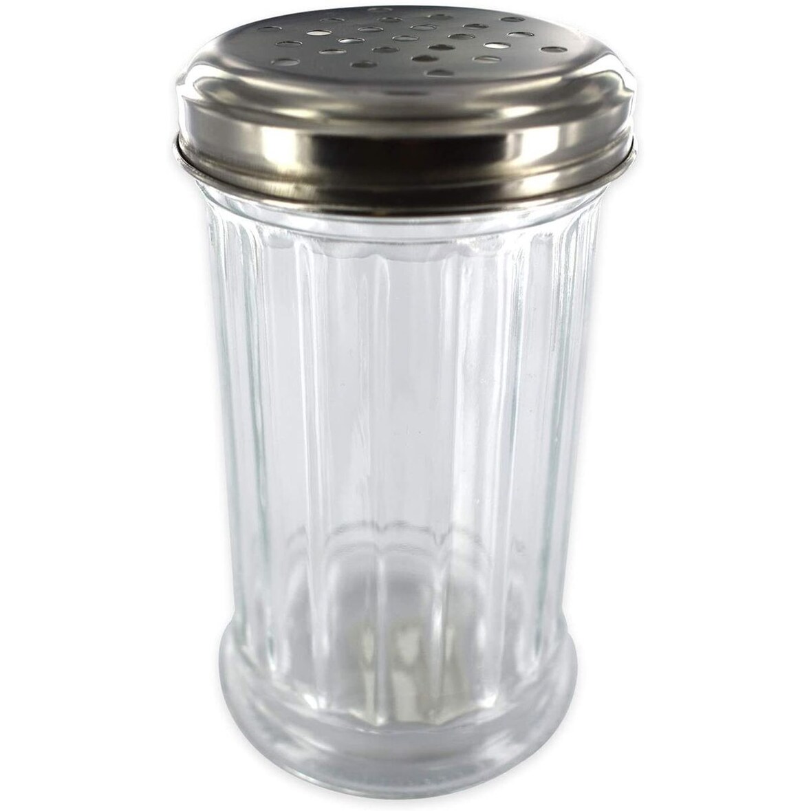 Fackelmann 13 cm Parmesan- und Puderzuckerstreuer aus Glas