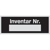 thumbnail of Maschinenkennzeichnung, Inventar Nr. - 80x30 mm Folie selbstklebend