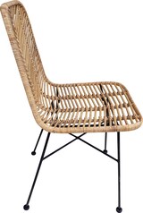 thumbnail of SIT Möbel Rattan-Stuhl 2er-Set | Sitzschale Rattan natur | Gestell Metall antikschwarz | B 44 x T 57 x H 87 cm | 05339-01 | Serie RATTAN