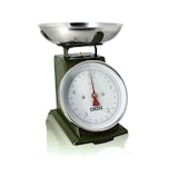 thumbnail of Ogo Living - Balance mécanique en acier inoxydable kaki 5kg graduation 20g